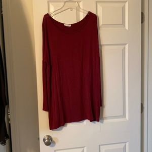 Boutique shirt burgundy